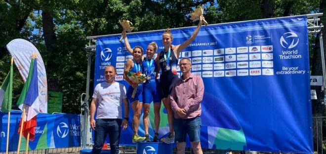 Triathlon femminile, l’Italia vince tre medaglie al Mondiale Multisport