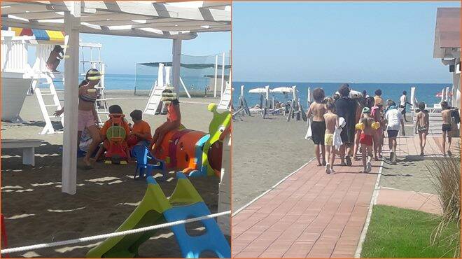 “Insieme al mare”: sulla spiaggia di Castel Porziano soggiorni estivi per i i bambini ucraini rifugiati