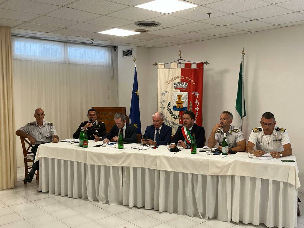 Per la prima volta a Ponza la riunione del comitato sulla Sicurezza