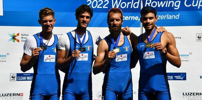 Coppa del Mondo di canottaggio: gli azzurri collezionano sei medaglie a Lucerna