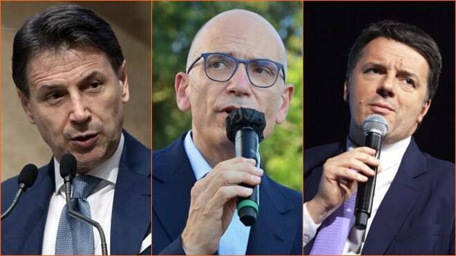 Elezioni 2022, Letta: “La scelta è tra noi e Meloni”. L’ira di Conte: “Pd arrogante”