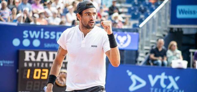 In semifinale all’Atp di Gstaad, Berrettini: “Devi vincere anche se non sei al meglio”