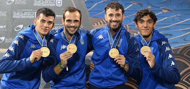 Italia mondiale nella scherma: argento e bronzo per i team di spada e sciabola