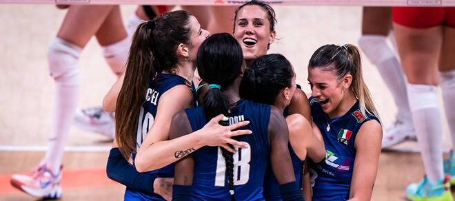 Nations League di volley femminile, l’Italia è in finale con il Brasile