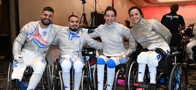 Scherma paralimpica, l’Italia colleziona 9 medaglie in Coppa del Mondo