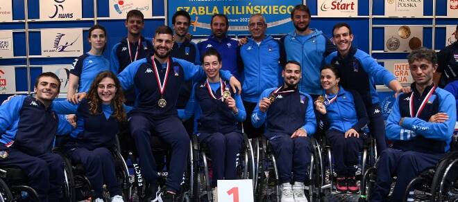 Scherma paralimpica, l’Italia colleziona 9 medaglie in Coppa del Mondo