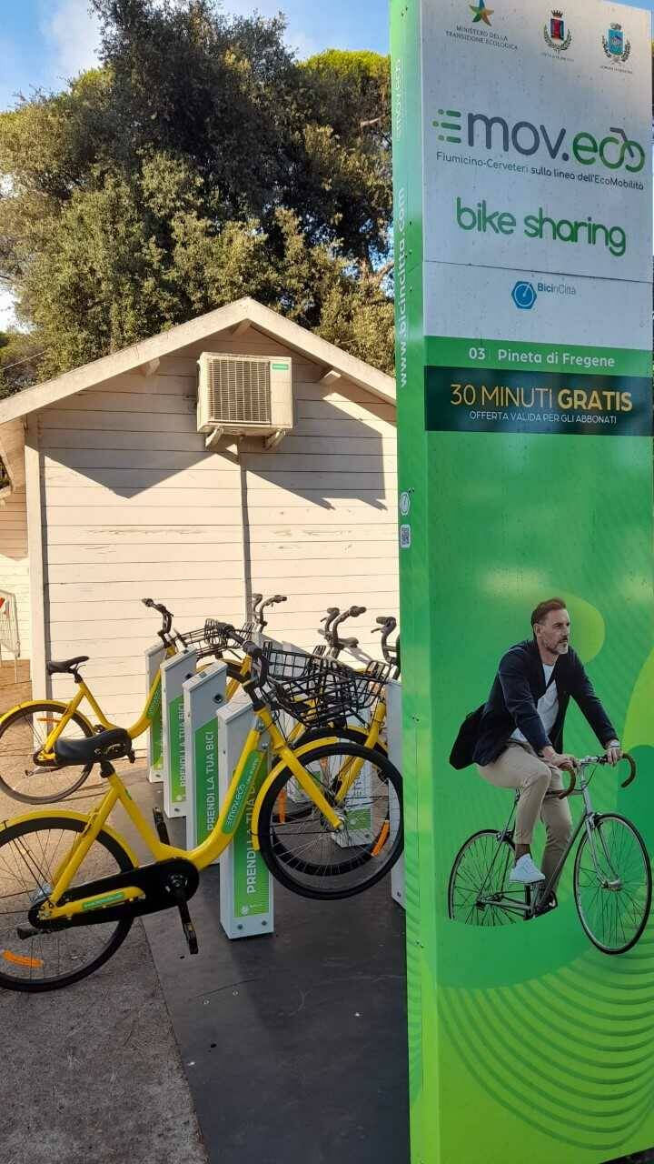 Nuove postazioni di bike sharing a Fregene, Maccarese, Palidoro e Passoscuro: costi e abbonamenti