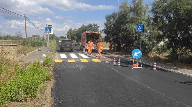 Le Vignole, in fase di ultimazione il lavori di asfaltatura su via Montanari e via Idra