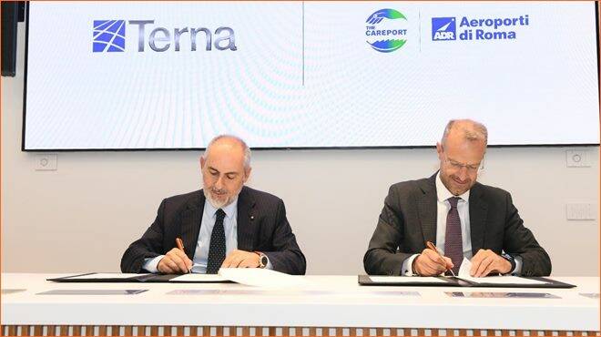 Innovazione e sostenibilità: Terna e Adr insieme per la transizione energetica del polo aeroportuale romano