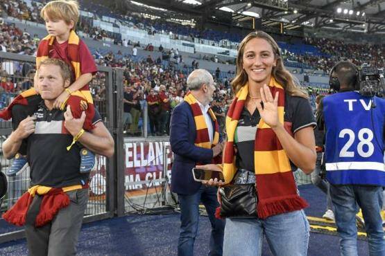 Gli Azzurri del nuoto e della pallanuoto allo Stadio Olimpico: la Roma celebra i suoi tifosi