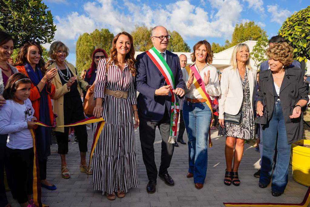 Gualtieri ad Acilia inaugura la nuova scuola dell’infanzia di via Orazio Amato