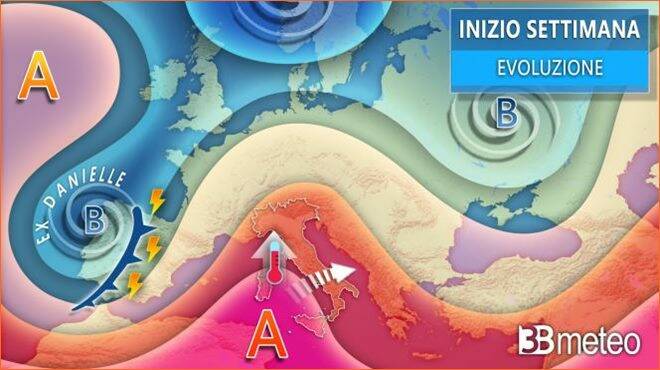 Meteo lunedì: anticiclone africano e caldo anomalo sull’Italia. I dettagli