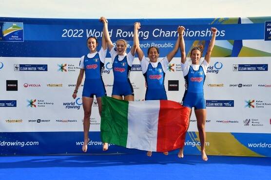 Mondiali di Canottaggio, l’Italia vince sei medaglie nella prima giornata di finali