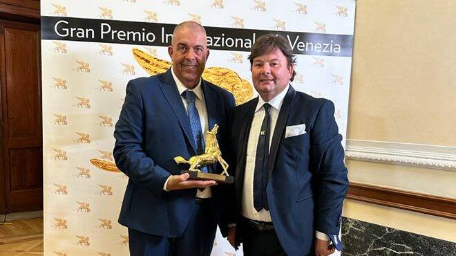 Motonautica, altro riconoscimento per Maurizio Schepici: premiato a Venezia con il Cavallo d’Oro Rai