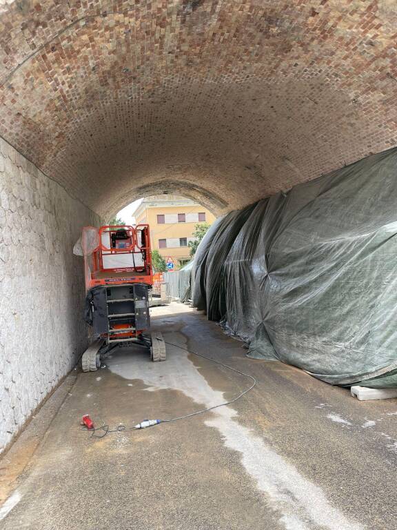 Formia, sottopasso ferroviario in via Pasquale Testa: il punto sui lavori