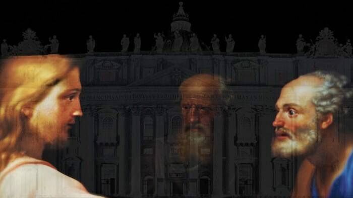 “Seguimi”: spettacolo di luci sulla basilica di San Pietro