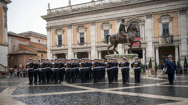 152° Anniversario della Fondazione del Corpo della Polizia di Roma Capitale: le celebrazioni in Campidoglio