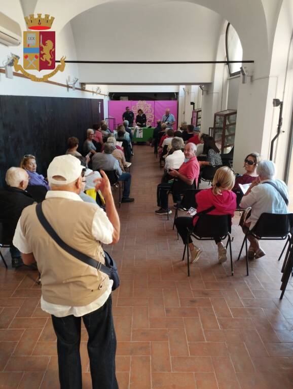 Nettuno, al Forte Sangallo prosegue la campagna di sensibilizzazione contro le “Truffe agli anziani”