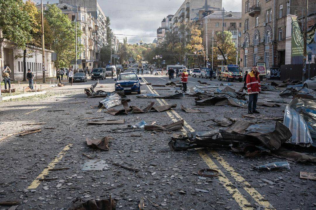 bombardamento kiev