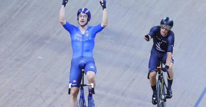Ciclismo su Pista, l’Italia ai Mondiali fa sette medaglie: l’ultima è di Viviani
