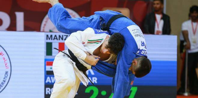 Judo, al Grand Slam di Abu Dhabi Elios Manzi conquista l’oro