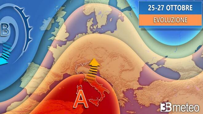 Meteo mercoledì: ancora anticiclone africano, con caldo anomalo in tutta Italia