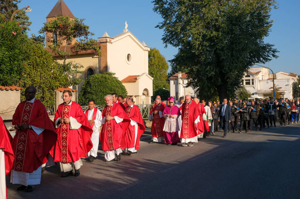 Fiumicino in festa per Sant’Ippolito: processione e messa tra le rovine dell’antica Portus
