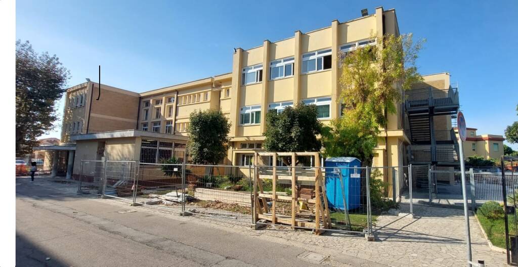 Anzio, proseguono i lavori per la ristrutturazione dell’edificio della scuola media di Via Ambrosini