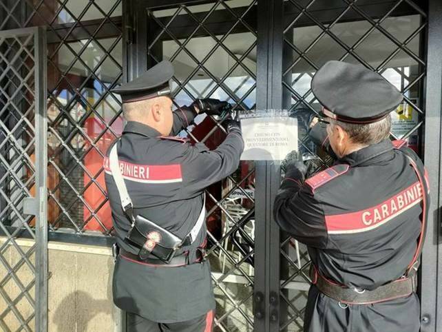 Lavinio, disturbo della quiete pubblica: i carabinieri chiudono un bar ritrovo di pregiudicati