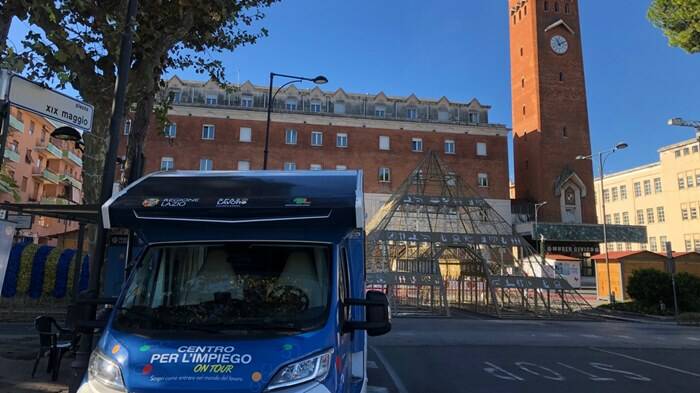 Lavoro, arriva a Gaeta il camper del “Centro per l’Impiego On tour”