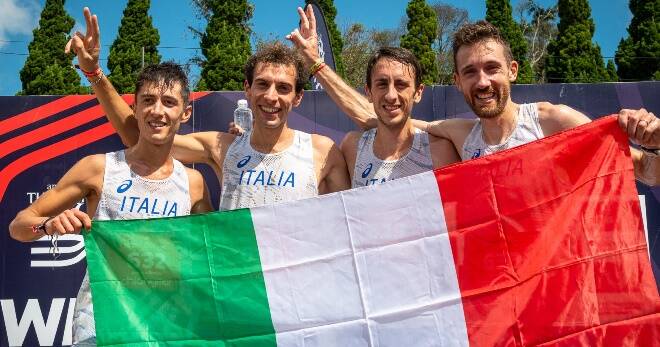 Mondiali corsa in montagna, l’Italia è oro nella prova a squadre maschili