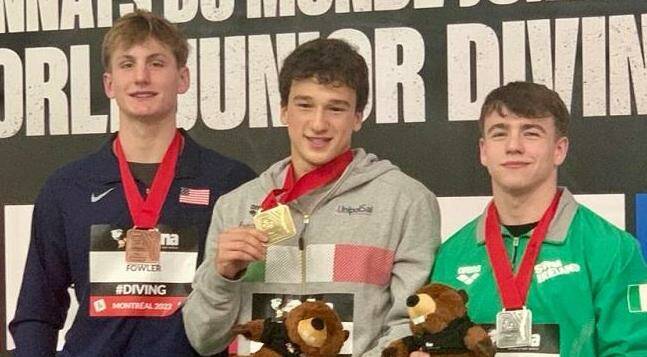 Mondiali Juniores, Matteo Santoro è oro dal trampolino da un metro