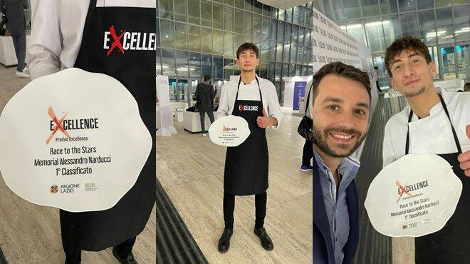 Excellence X edizione: Andrea Tulli del Paolo Baffi di Fiumicino vince il primo premio dell’evento enogastronomico più atteso dell’anno