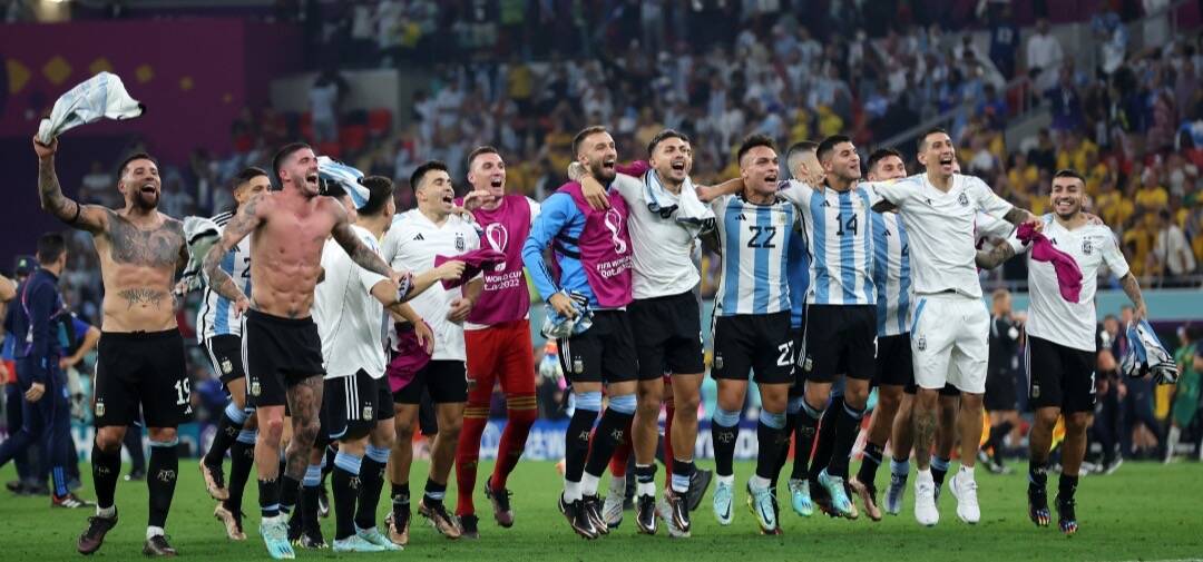 Argentina-Australia 2-1 festeggiamenti, qatar 2022