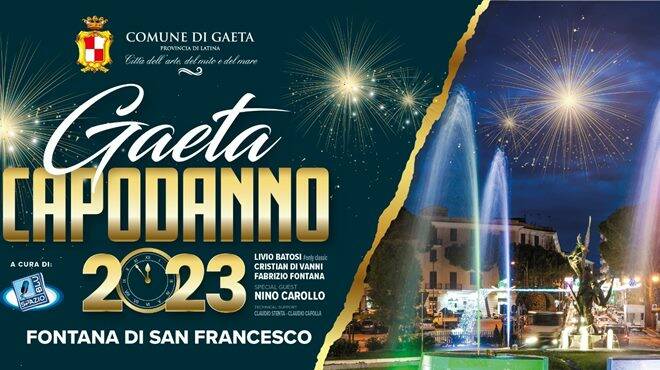 Gaeta Capodanno 2023: aspettando la mezzanotte alla Fontana di San Francesco