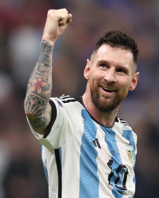 Messi con la maglia dell’Argentina