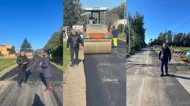 Fiumicino, ripartono a pieno regime i lavori di asfaltatura delle strade del territorio