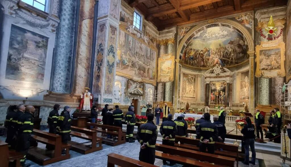 Sant’Antonio: a Roma la benedizione per i cani delle unità cinofile di polizia e pompieri