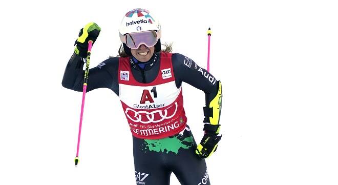 Sci Alpino, Bassino è seconda nel gigante in Slovenia: raggiunge 26 podi in carriera