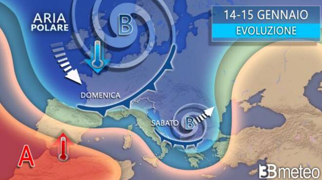 Meteo weekend: Grandi manovre sul nord Europa, aria polare punta l’Italia