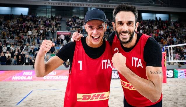 Beach Volley, Nicolai-Cottafava sul podio: sono terzi al Pro Tour Finals di Doha