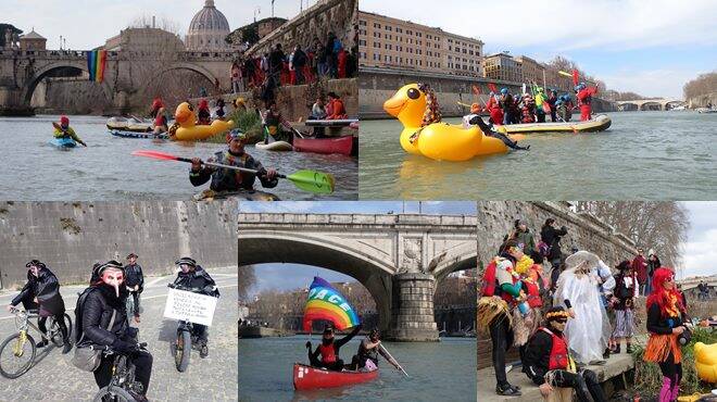 Roma, un fiume di colori per il carnevale lungo il Tevere: il programma