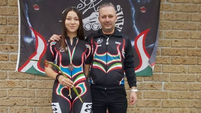 Pattinaggio di velocità a rotelle: Elisa Folli di Passoscuro è campionessa italiana indoor 2023