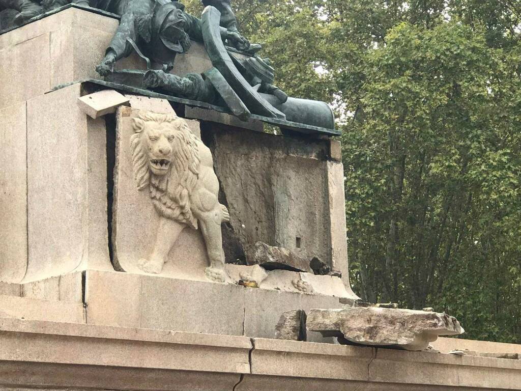 Gianicolo: riparato dopo 5 anni il monumento a Garibaldi colpito da un fulmine