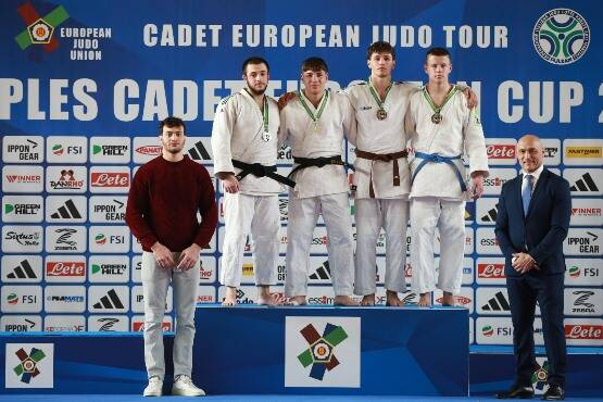 European Cadet Cup, l’Italjudo vince a Napoli con sette medaglie in classifica
