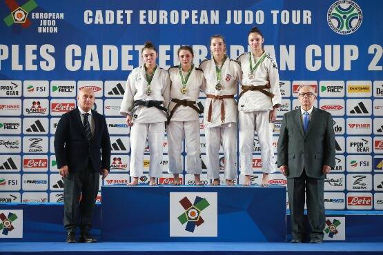 European Cadet Cup, l’Italjudo vince a Napoli con sette medaglie in classifica