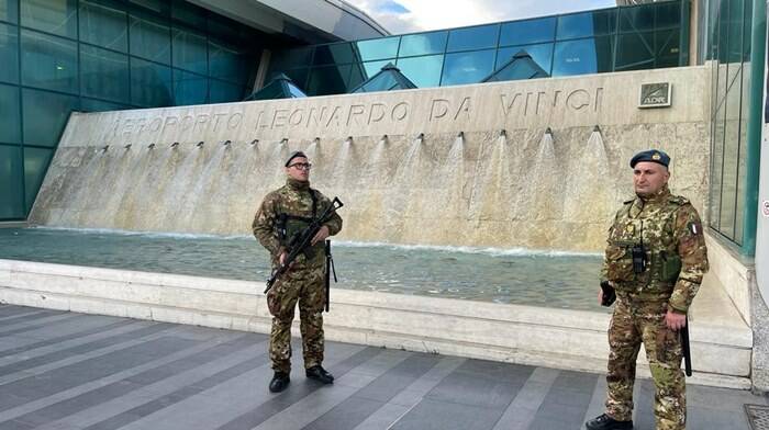 L’Aeronautica Militare guardia di sicurezza all’aeroporto “Da Vinci” di Fiumicino
