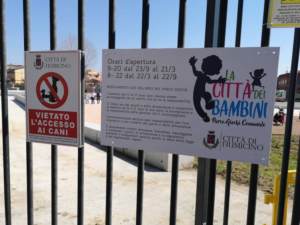 Non solo scivoli e altalene: a Fiumicino aprono i cancelli della &#8220;Città dei Bambini&#8221;
