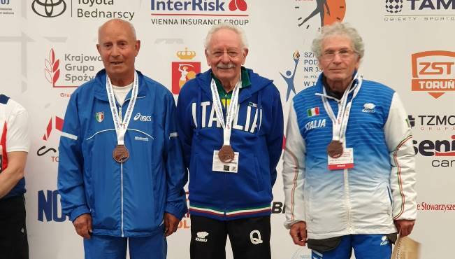 FAUSTO GAETA MONDIALI MASTER FOTO OSO ITALIA ATLETICA LEGGERA