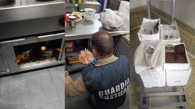 Pesce non tracciato e carenze igienico-sanitarie: chiuso un ristorante etnico a Civitavecchia